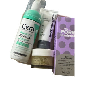 New Cleansers, Travel, CeraVe Balancing Air Foam Cleanser One Size White Green